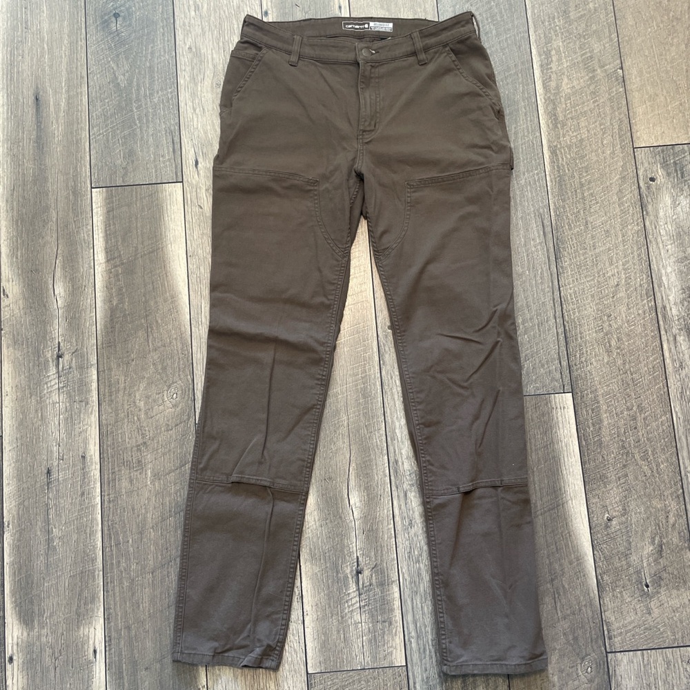 Carhartt Women’s Dark Brown Chino Work Pants